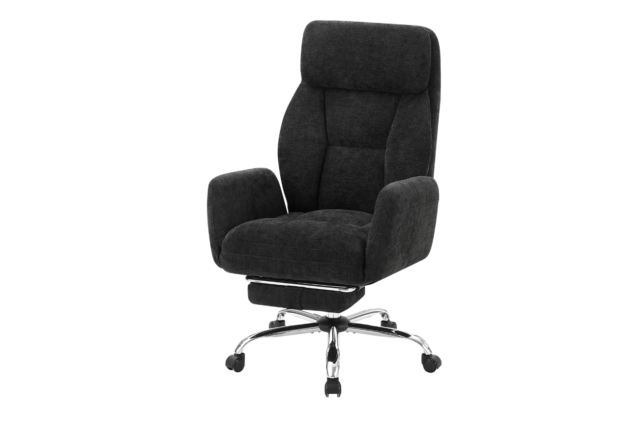 I 7273 OFFICE CHAIR - BLACK FABRIC / HIGH BACK EXECUTIVE