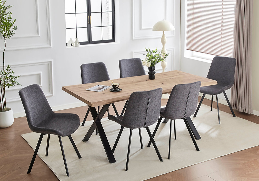 T-1808 C-1820 7pc Dining Set