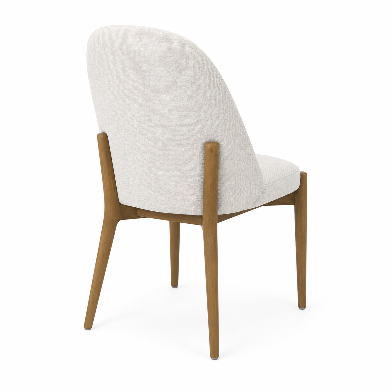 Liverpool Dining Chair: Ivory natural wood