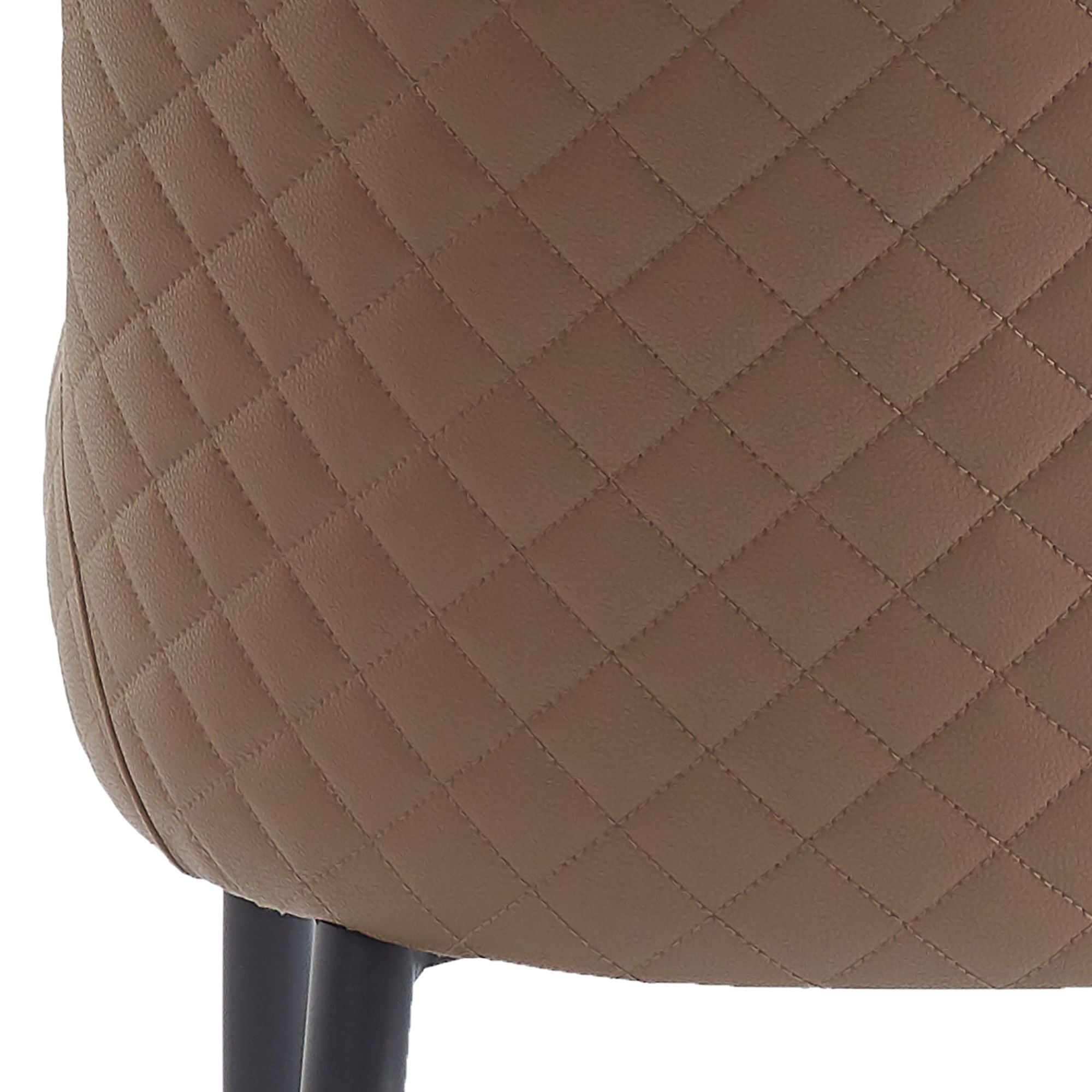 Xander Dining/Lounge Chair, Set of 2 in Brown and Black
