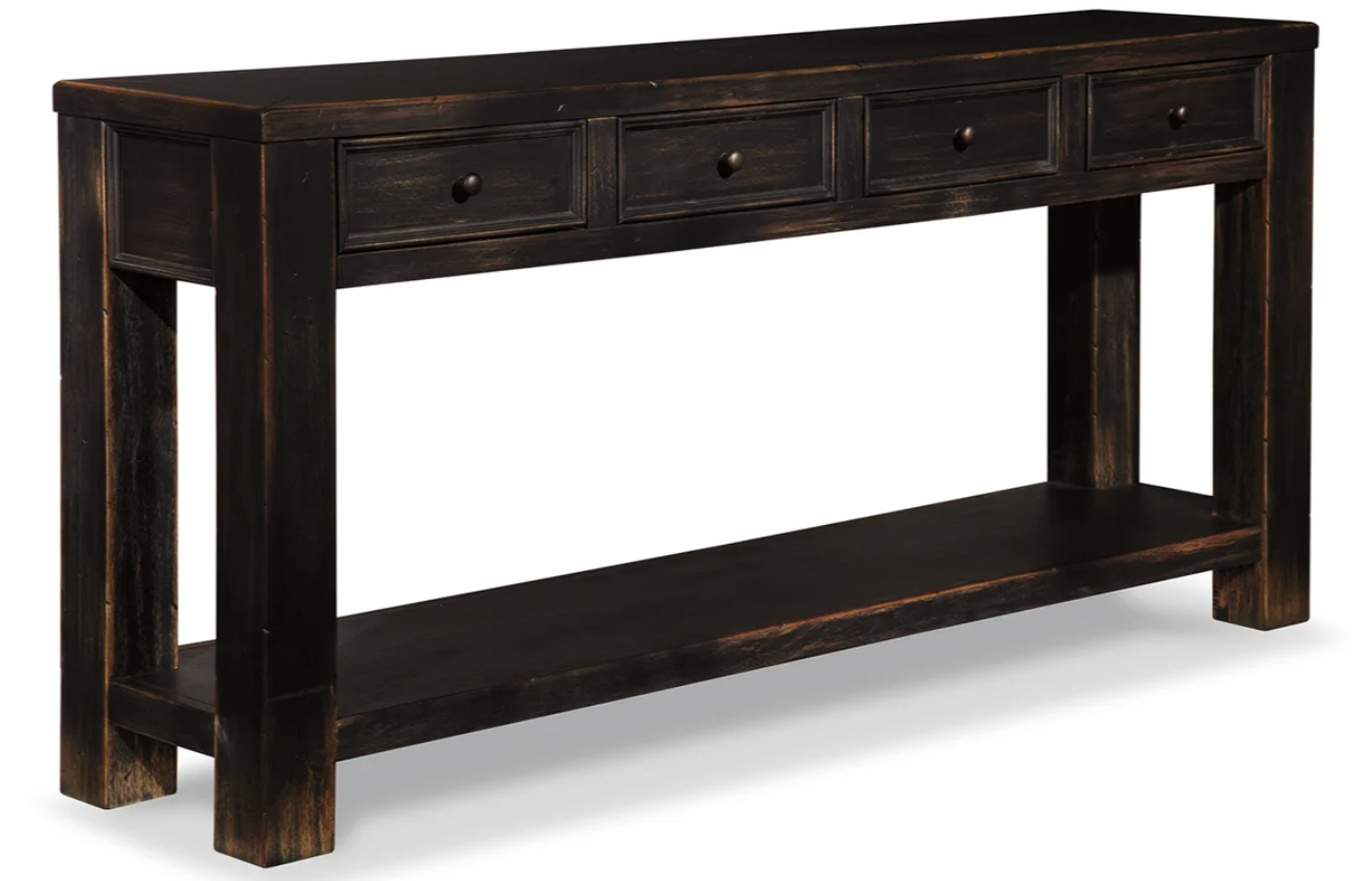 Ashley Gavelston - Sofa Table - Black T732-4