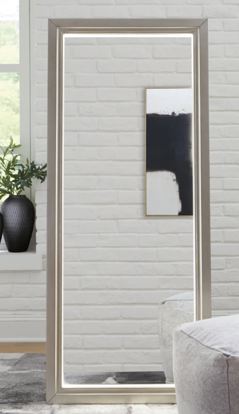 Ashley Evesen - Floor Standing Mirror/Storage A80103