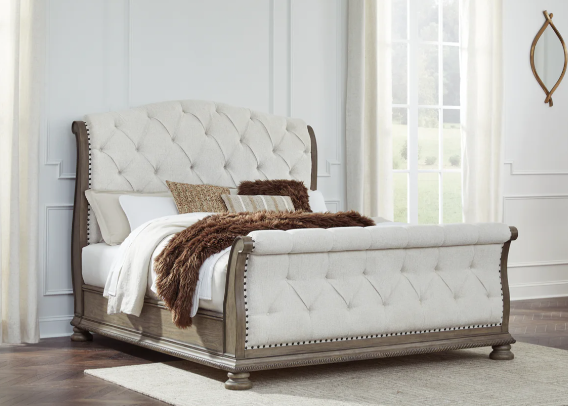 Ashley Ardenfield - Upholstered Sleigh Bed B944