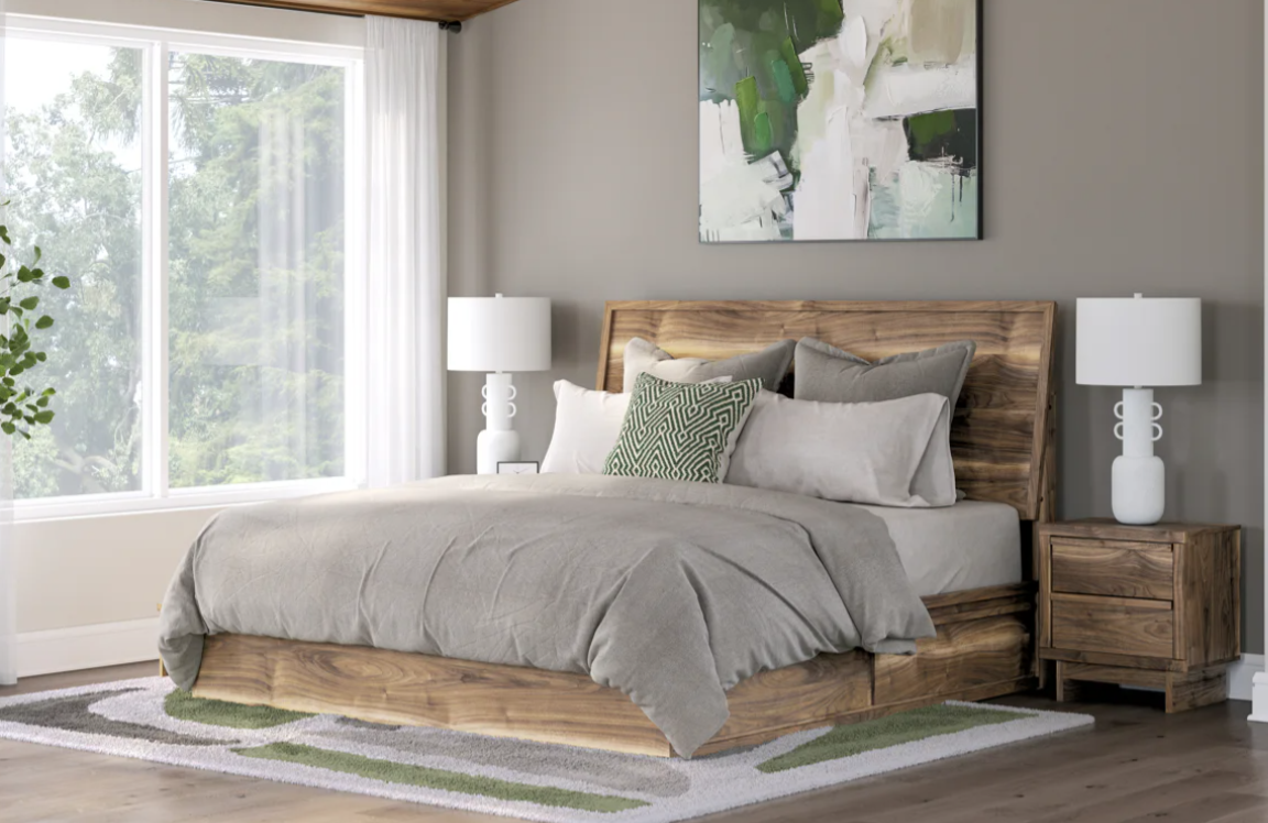 Chirason - Panel Bed With Storage - PCB3367