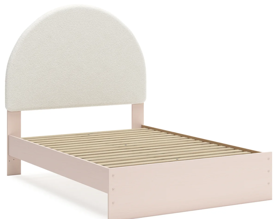 Ashley B1323 Upholstered Panel Bed - Blush