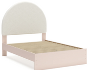 Ashley B1323 Upholstered Panel Bed - Blush
