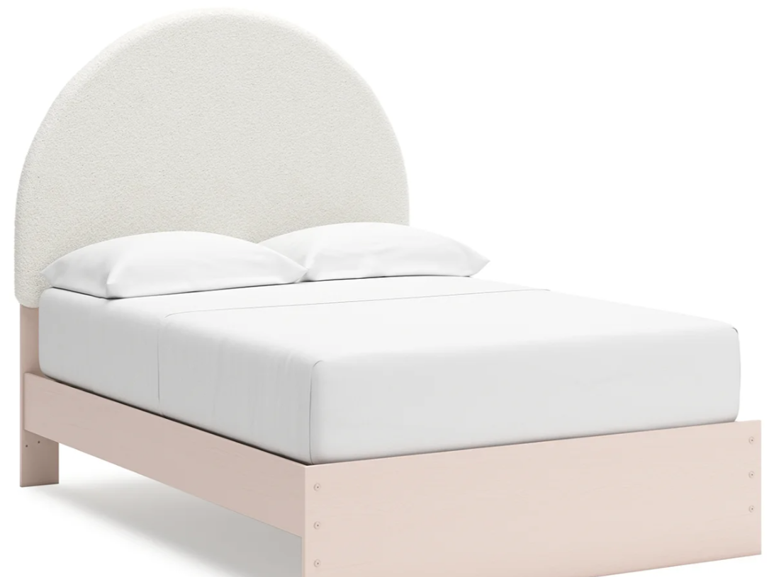 Ashley B1323 Upholstered Panel Bed - Blush