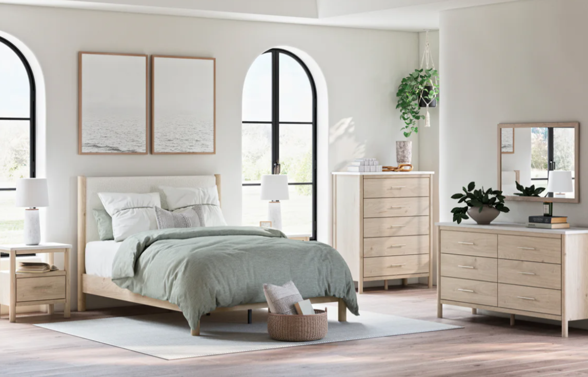 Ashley B2615 Upholstered Panel Bed