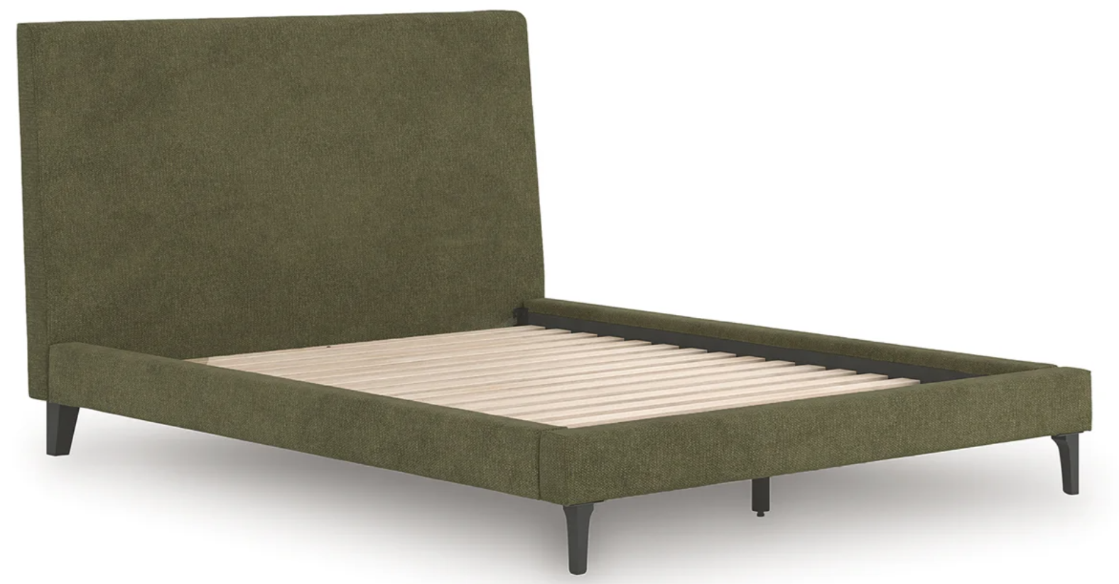 Ashley PCB3367 Upholstered Bed With Roll Slats - Sage Green