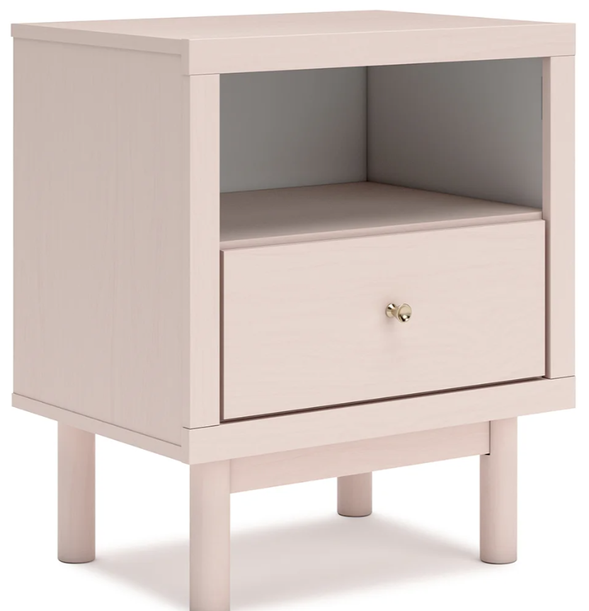 Ashley B1323 Upholstered Panel Bed - Blush