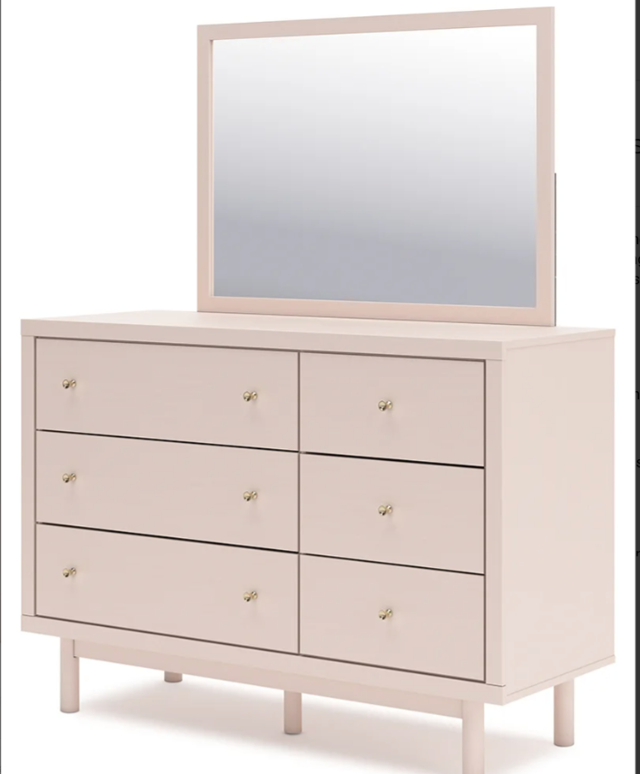 Ashley B1323 Upholstered Panel Bed - Blush