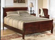 Ashley B376 Sleigh Bed - Dark Brown