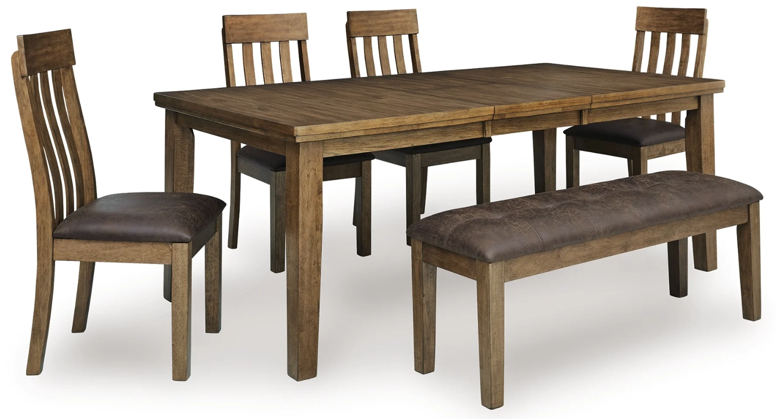 Ashley D592-35 Urbinforte - Dining Room Butterfly Extension Table - Light Brown
