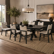 Argyle 7pc Dining Set - Black