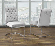 F3504-GR Megan Chairs (Set of 2)