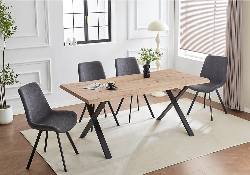 T-1808 C-1820 7pc Dining Set