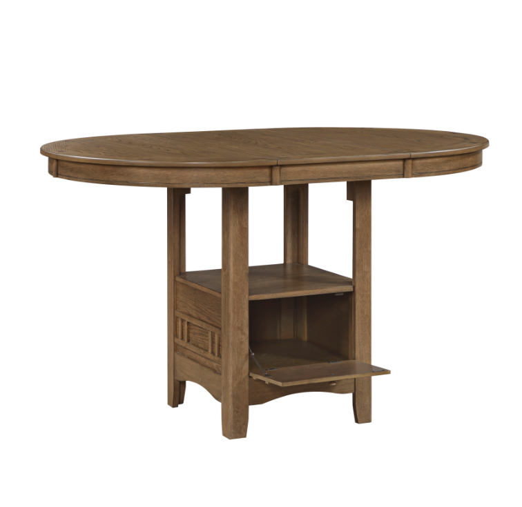 Mazin 2423 Counter Height Table with Storage Base