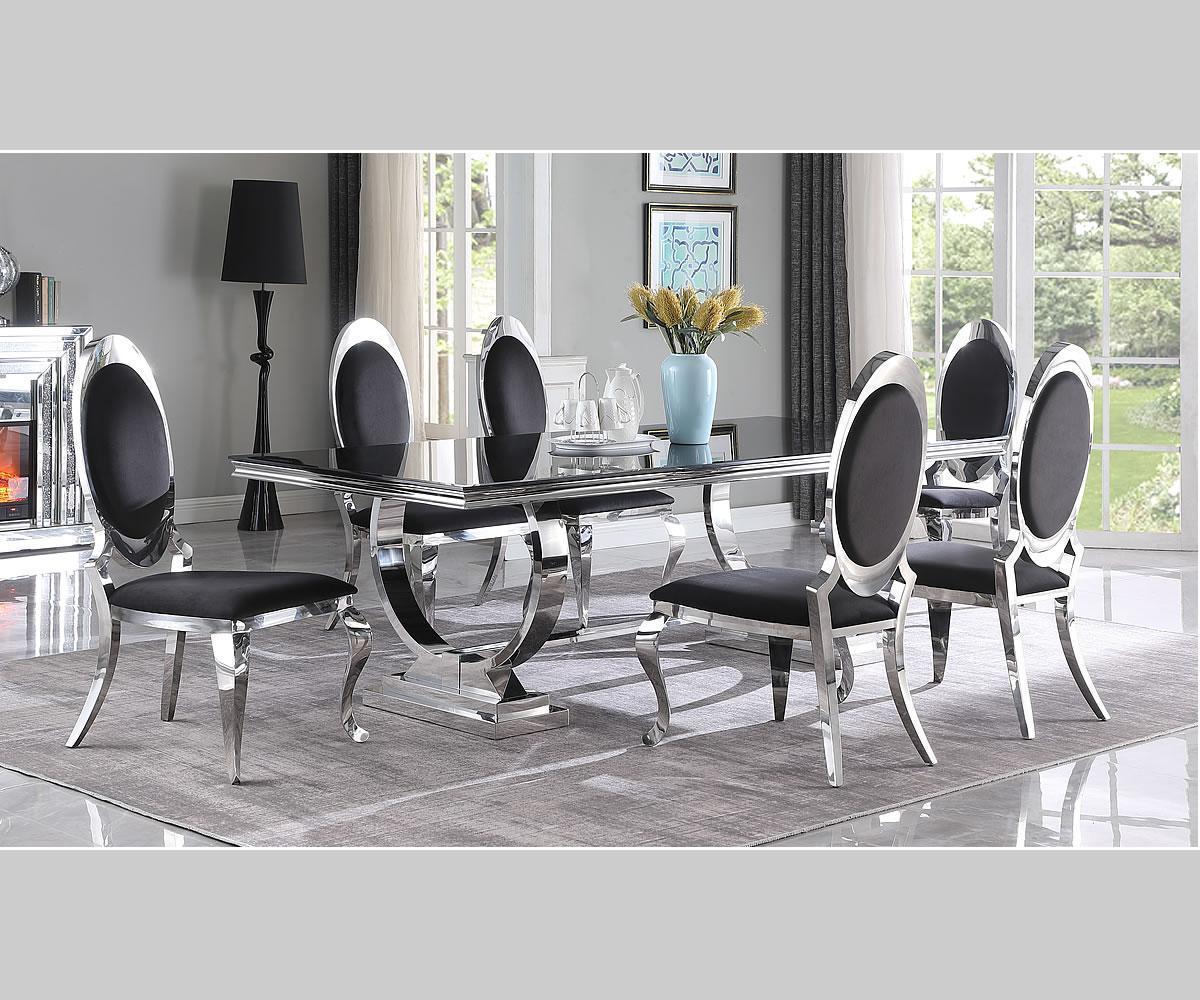 Y851 -BK Divina Chairs (Set of 2 )