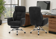 I 7273 OFFICE CHAIR - BLACK FABRIC / HIGH BACK EXECUTIVE