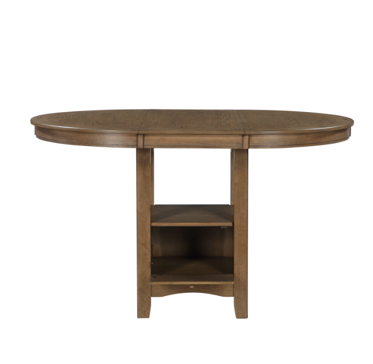 Mazin 2423 Counter Height Table with Storage Base