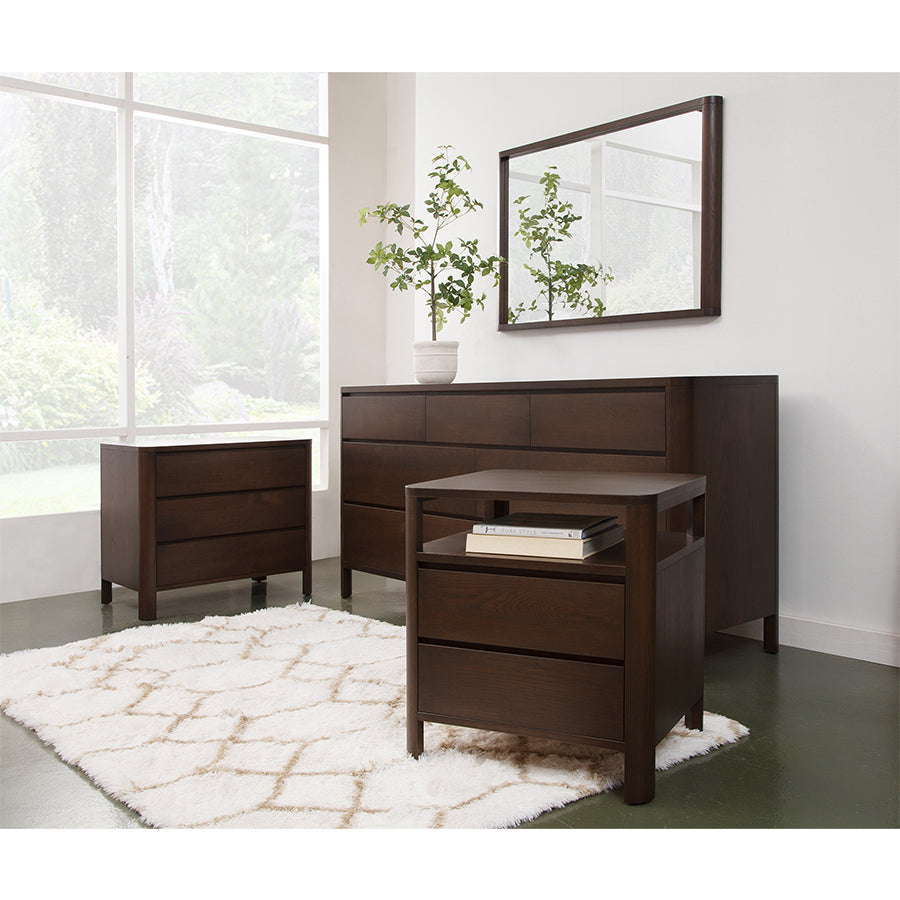 Curva Bedroom Landscape Mirror