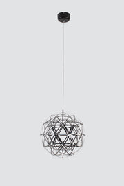 Hundreds of Circles Pendant LED Light 16" BLK