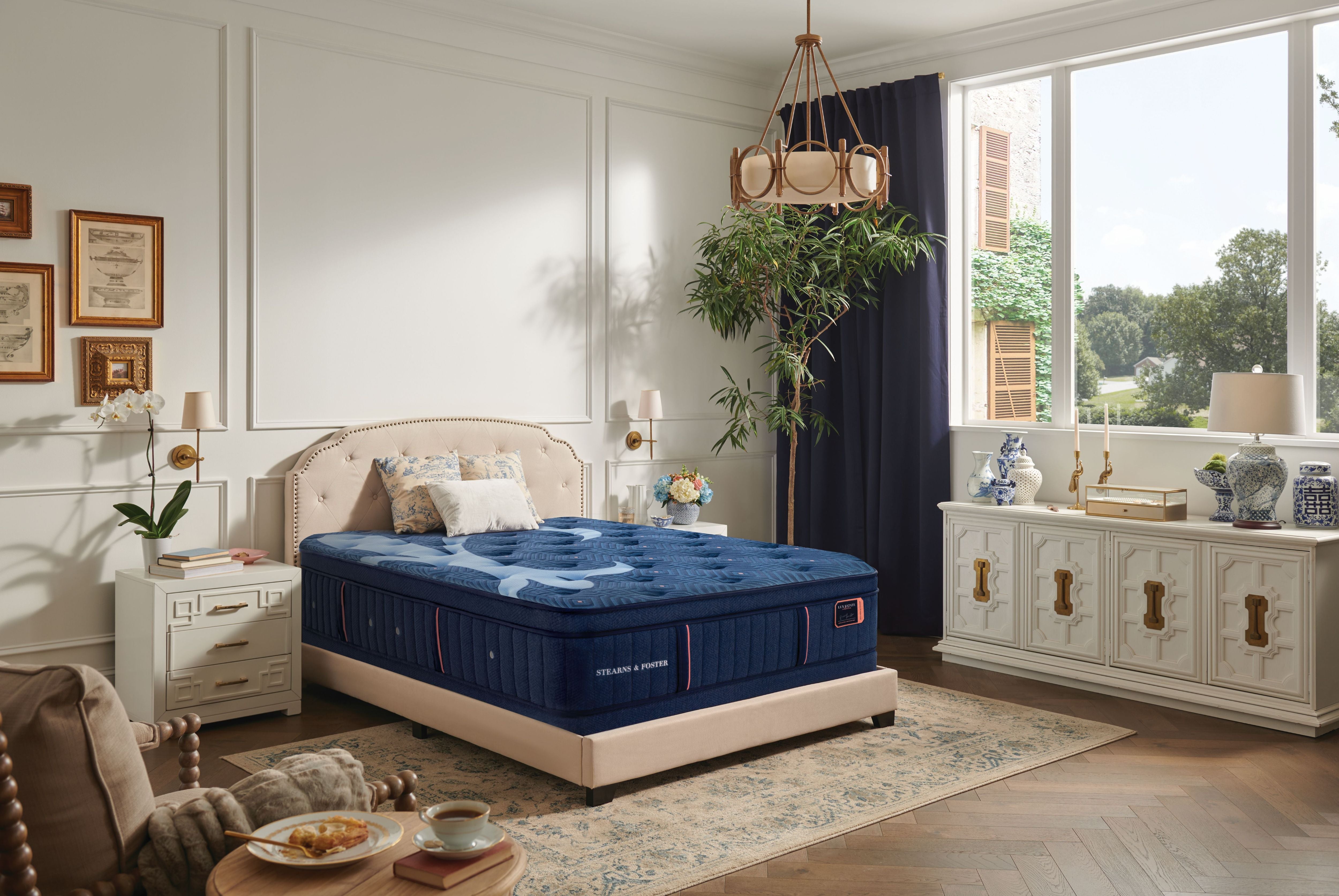 Stearns & Foster Lux Estate Collection Madeline Euro Top Mattress - Luxury Cushion Firm