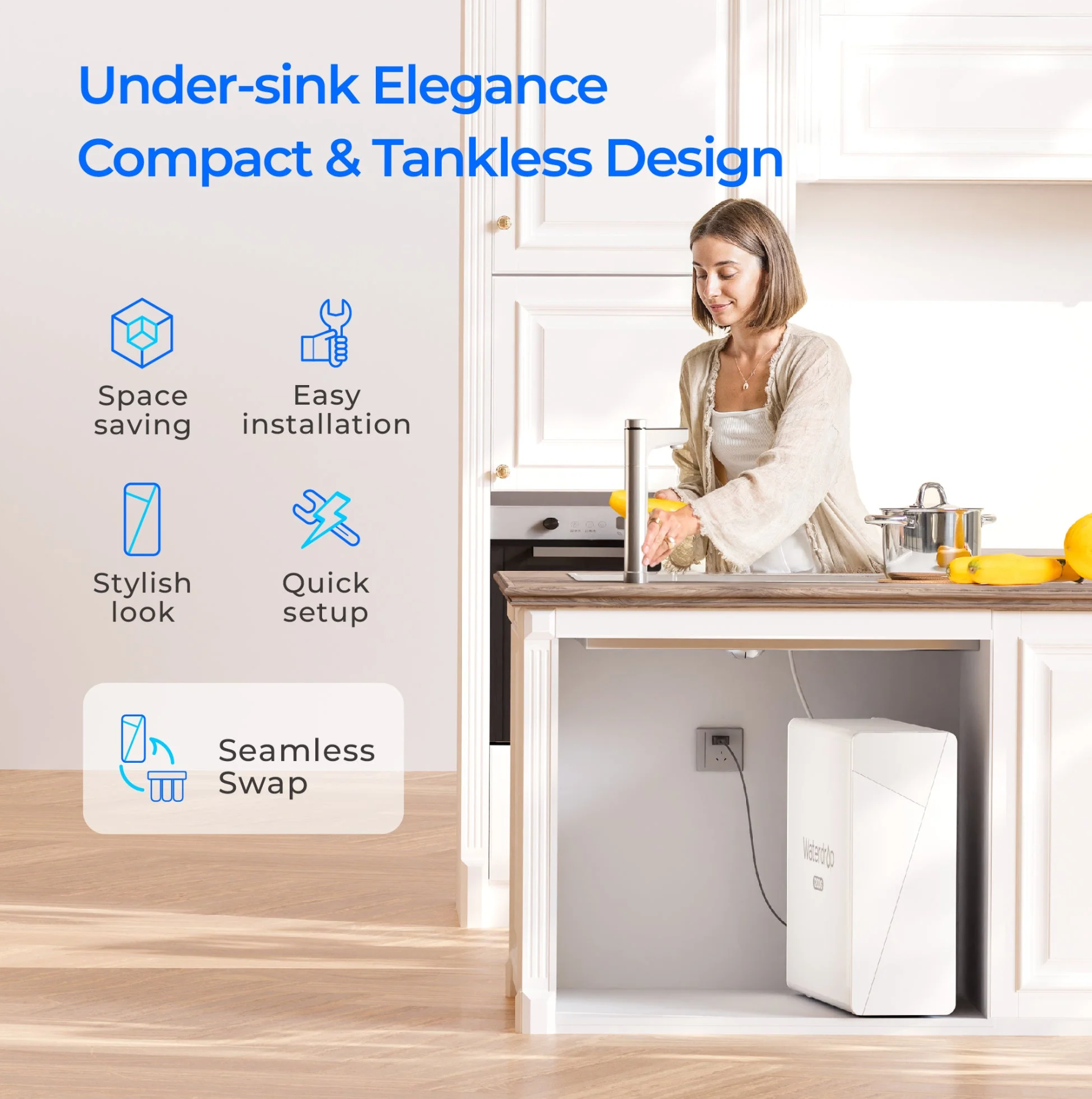 Waterdrop X Series Reverse Osmosis System, X12