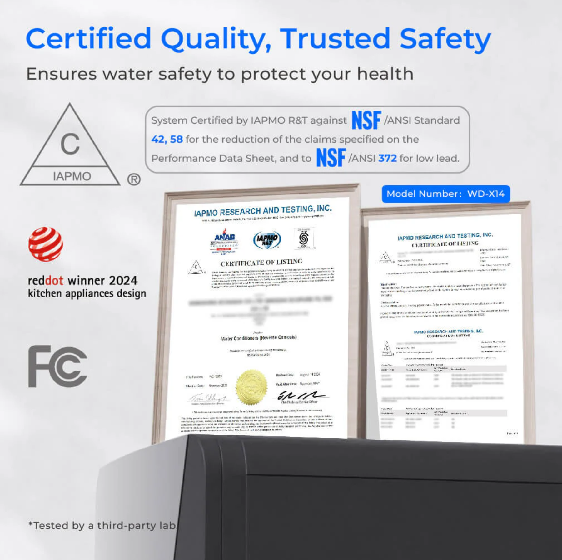 Waterdrop Master X Series Reverse Osmosis System, X14