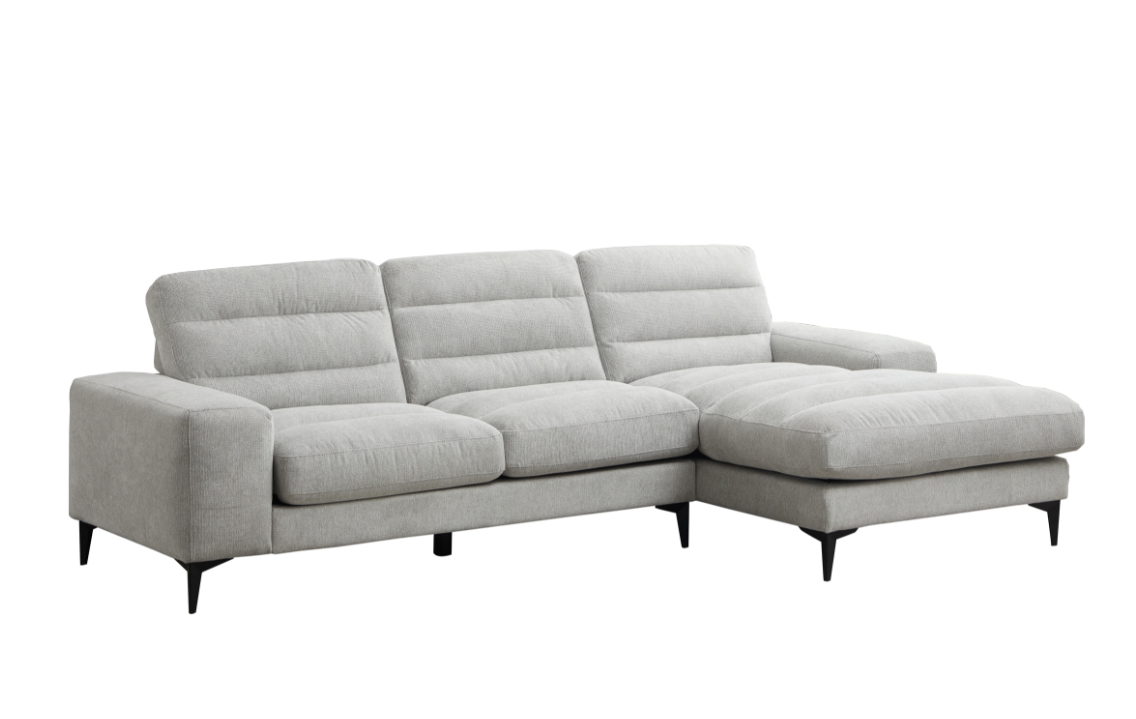 Mazin 99084LGY Sectional Sofa