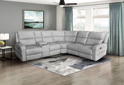 Mazin 98406LGYSS 3-piece Power Reclining Sectional