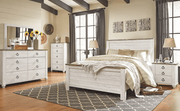 AshleyAshely B267 Willowton - Panel Bed - Whitewash