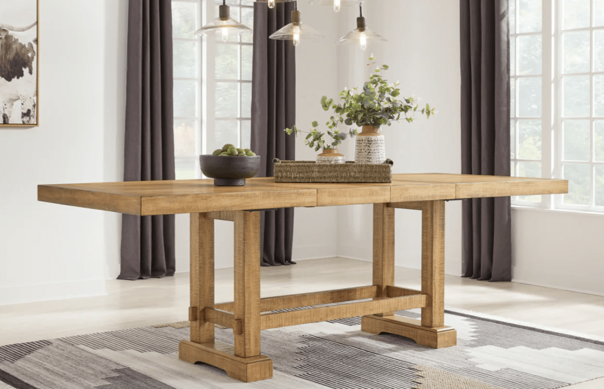 AshleyAshely D773 Havonplane - Rectangular Dining Room Counter Extension Table - Brown