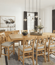 AshleyAshely D773 Havonplane - Rectangular Dining Room Counter Extension Table - Brown