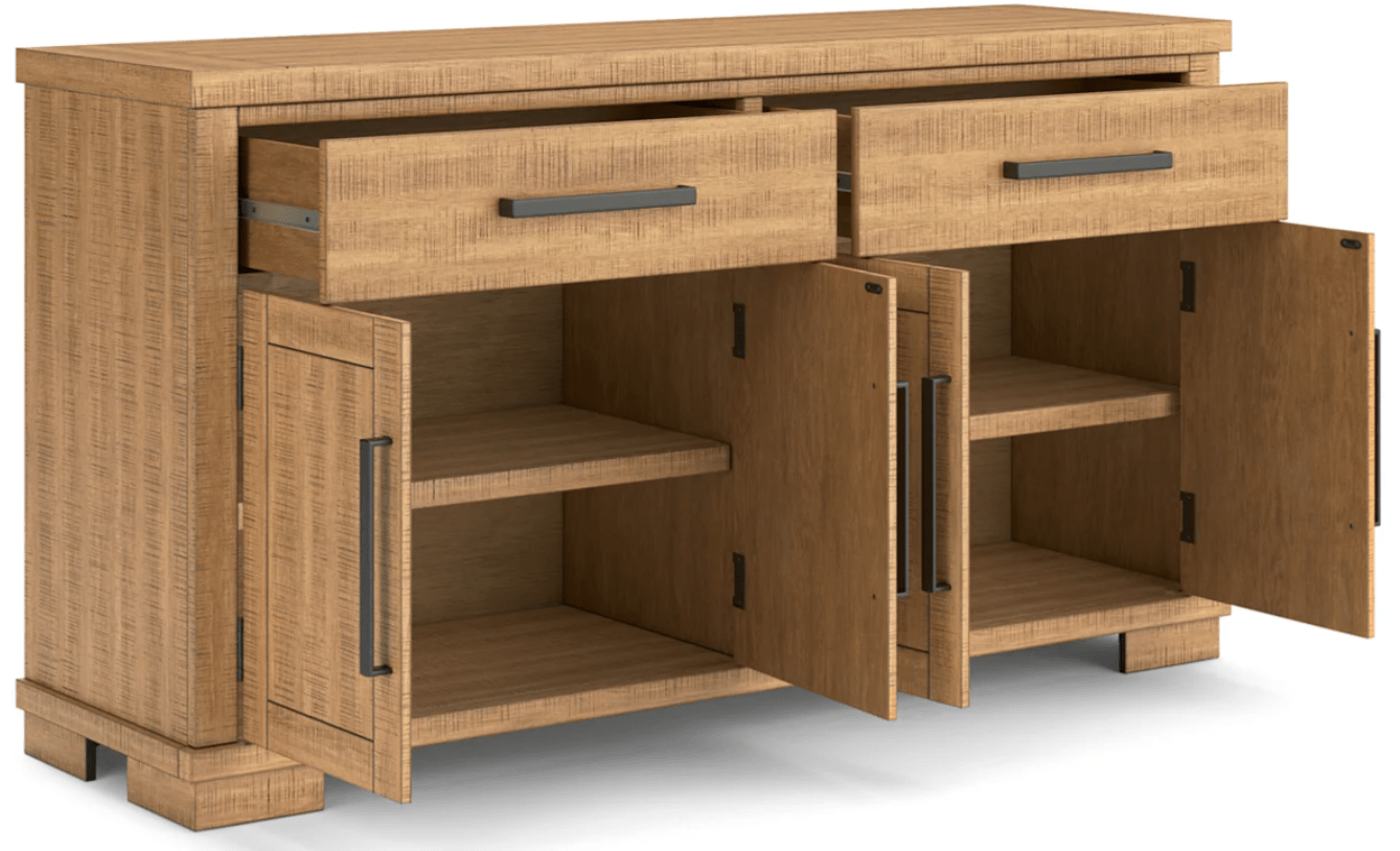 AshleyAshely D773 Havonplane - Rectangular Dining Room Counter Extension Table - Brown