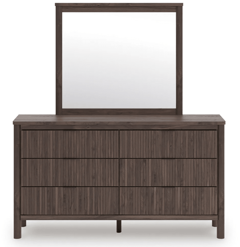 AshleyAshely PCB2614 Pamytta - Dresser And Mirror - Brown