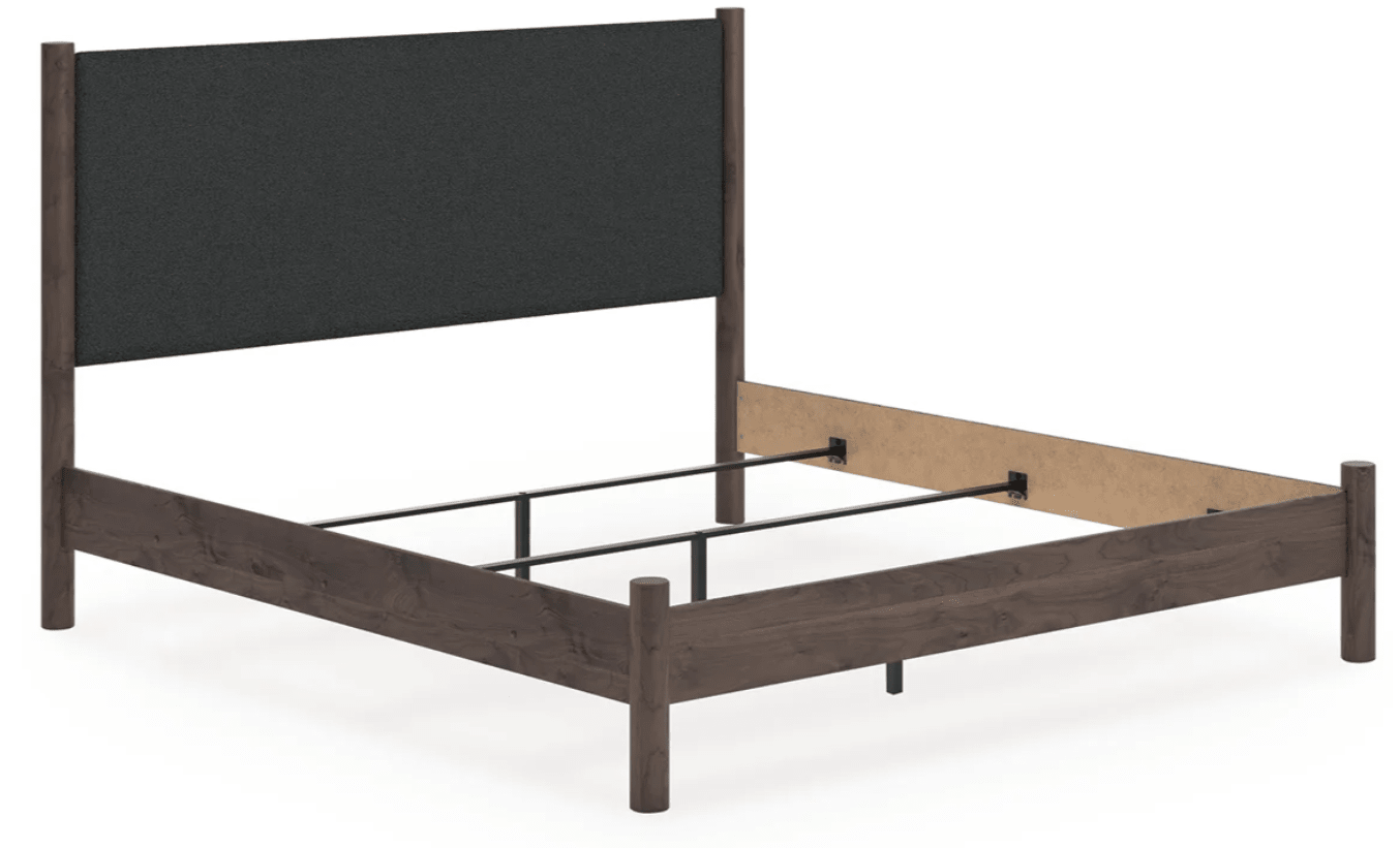 AshleyAshely PCB2614 Pamytta - Upholstered Panel Bed - Brown