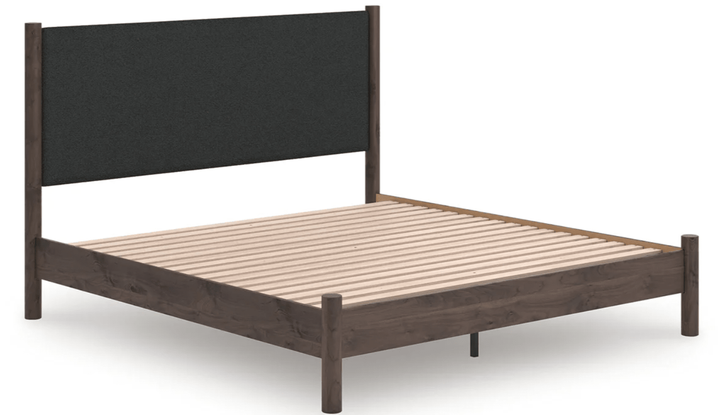 AshleyAshely PCB2614 Pamytta - Upholstered Panel Bed - Brown