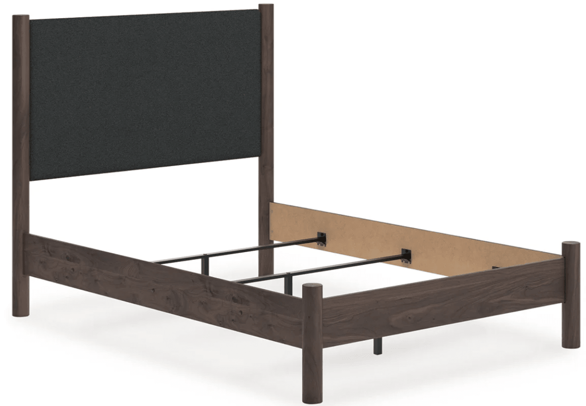 AshleyAshely PCB2614 Pamytta - Upholstered Panel Bed - Brown