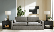 AshleyAshley 11702 Dramatic - 4 Pc. - Sofa, Loveseat, Chair And A Half, Ottoman - Granite
