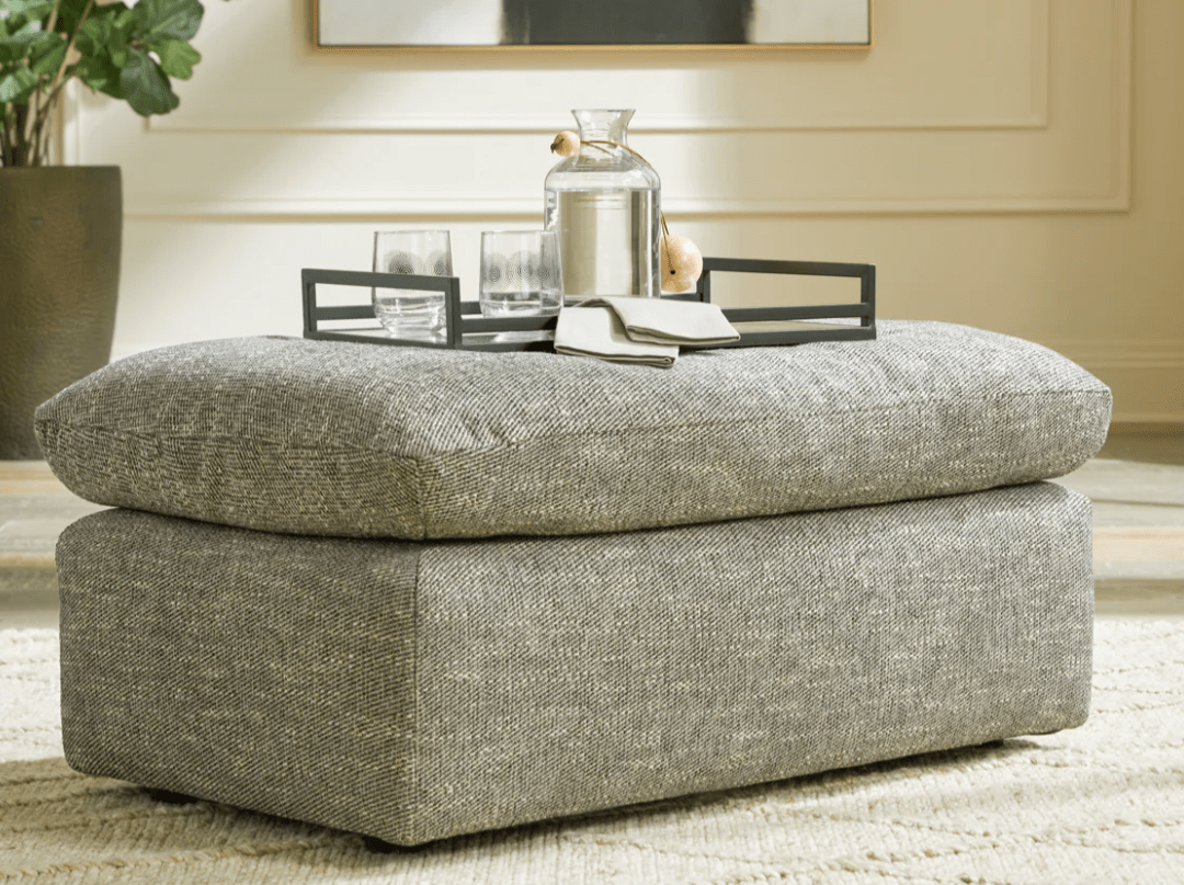 AshleyAshley 11702 Dramatic - 4 Pc. - Sofa, Loveseat, Chair And A Half, Ottoman - Granite