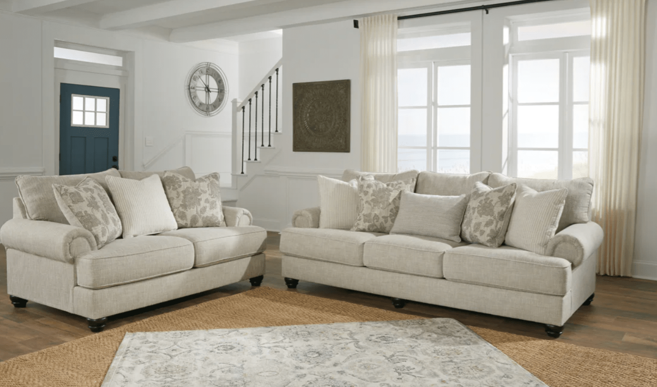 AshleyAshley 13201 Asanti - Sofa, Loveseat, Chair - Fog