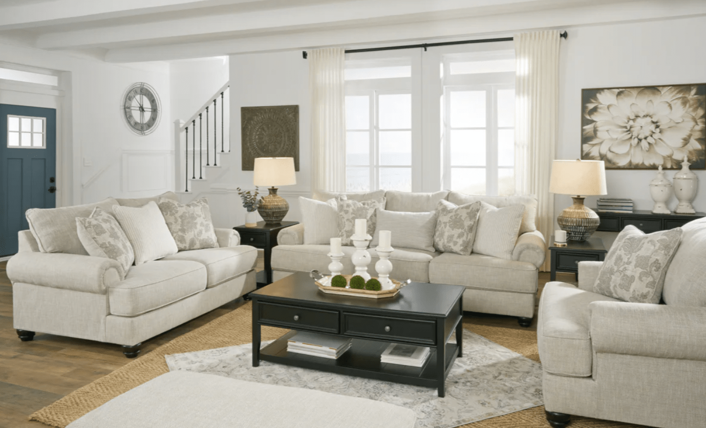 AshleyAshley 13201 Asanti - Sofa, Loveseat, Chair - Fog