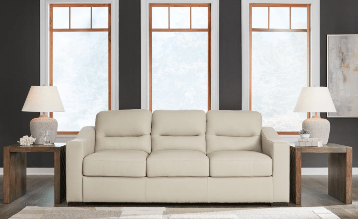 AshleyAshley 19304 Treasure Trove - Sofa - Leather Match - Almond