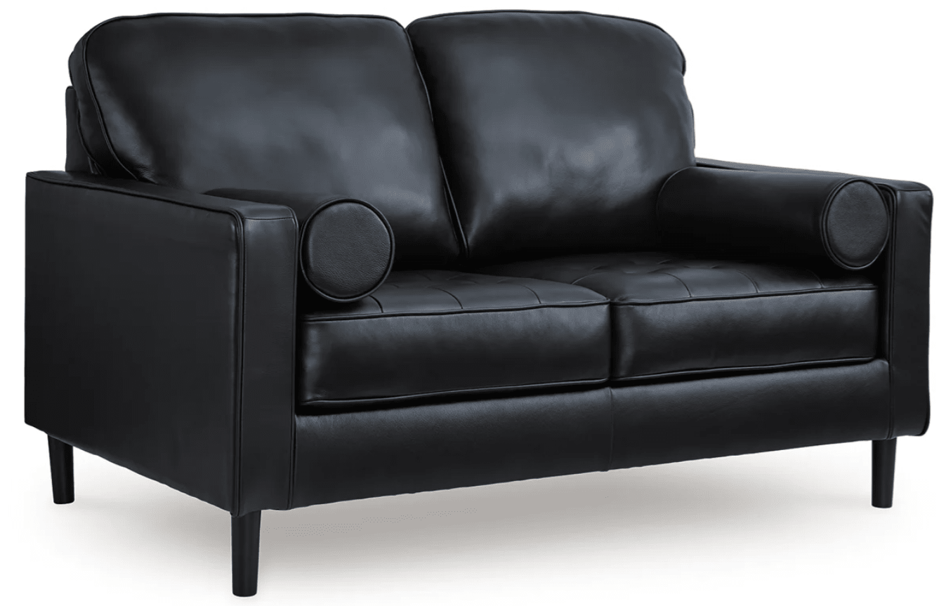 AshleyAshley 21205 Bryceview - Sofa, Loveseat, Chaise - Leather Match - Onyx