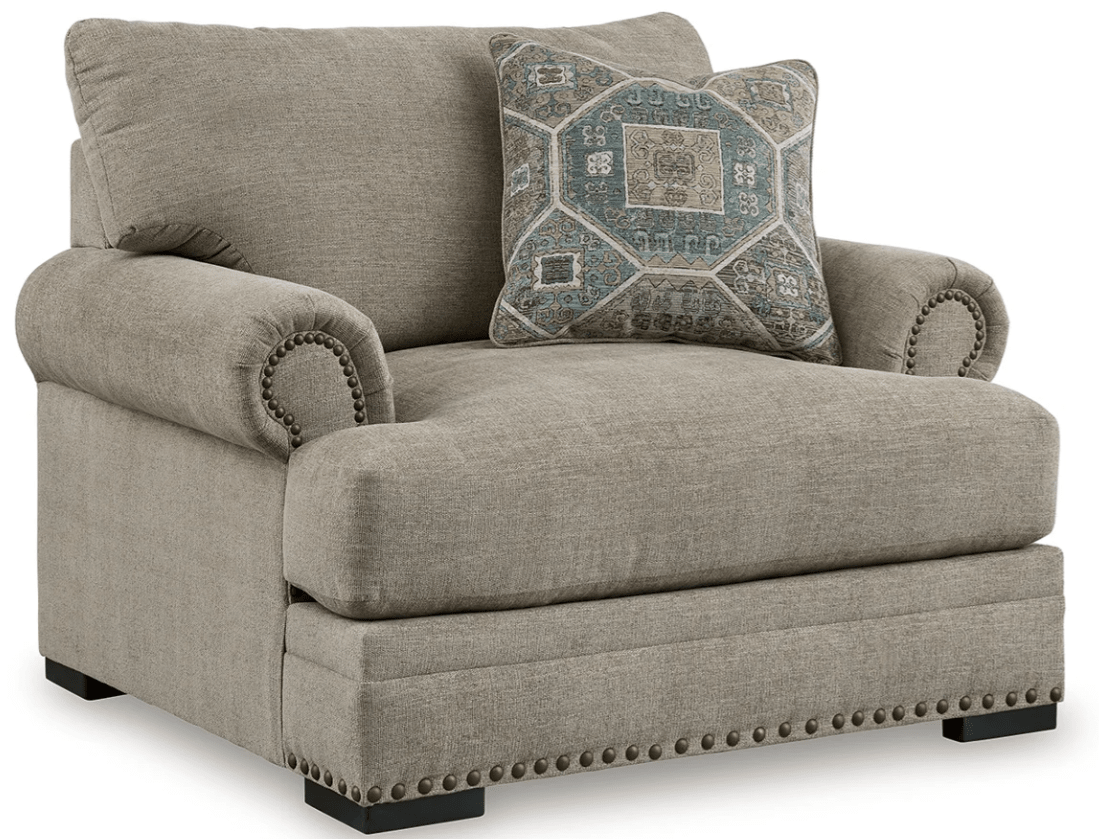 AshleyAshley 27004 Galemore - Sofa, Loveseat, Chair And A Half, Ottoman - Quarry