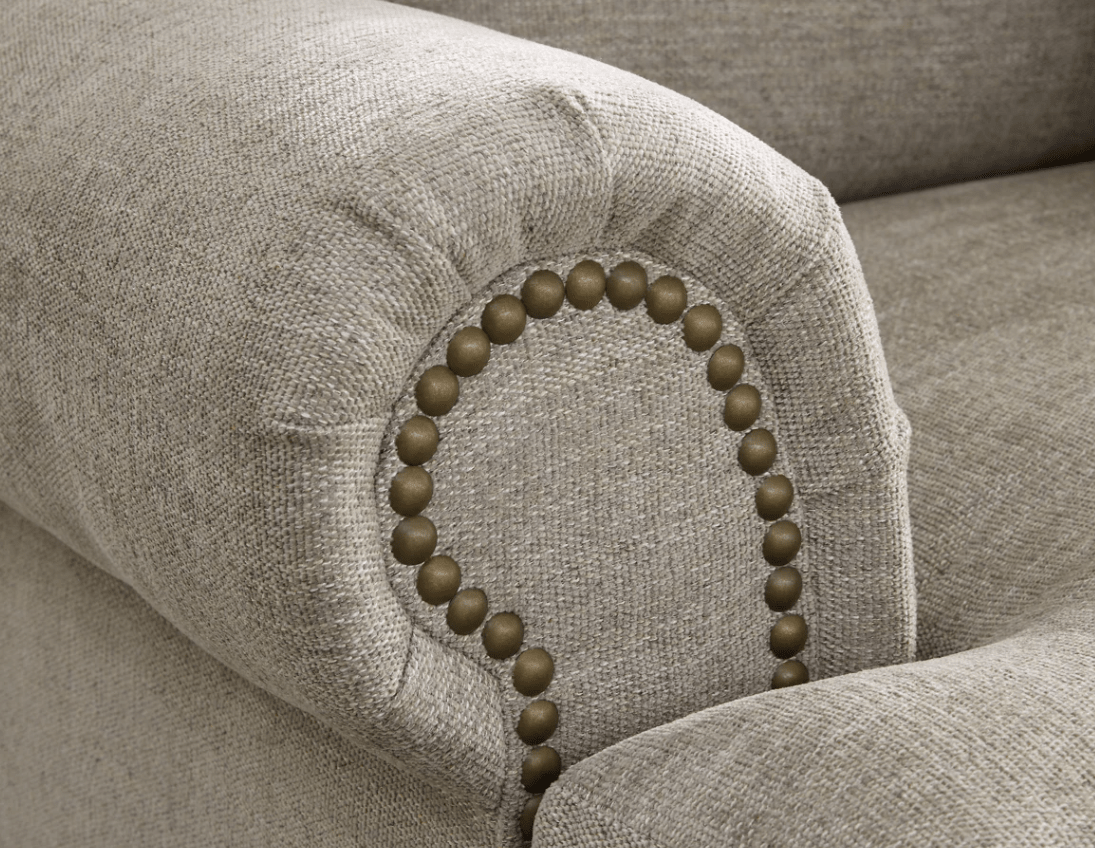 AshleyAshley 27004 Galemore - Sofa, Loveseat, Chair And A Half, Ottoman - Quarry
