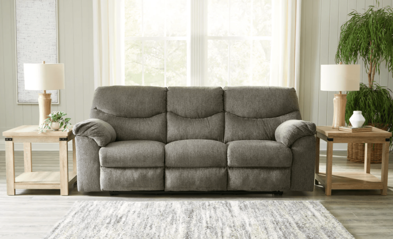 AshleyAshley 28201 Alphons - Reclining Sofa, Loveseat, Rocker Recliner - Fabric - Putty