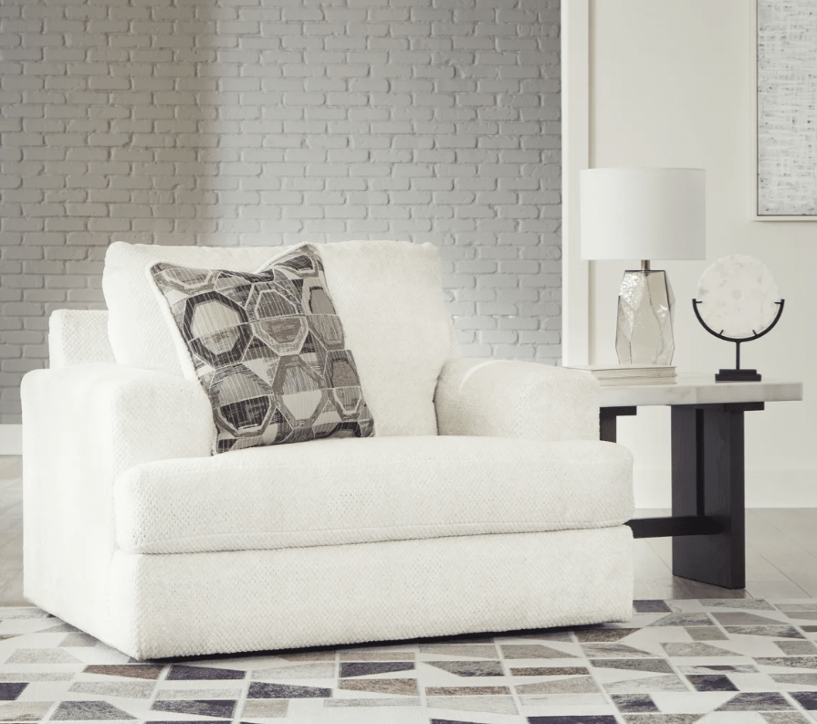 AshleyAshley 31403 Karinne - Sofa, Loveseat, Chair And A Half, Ottoman - Linen