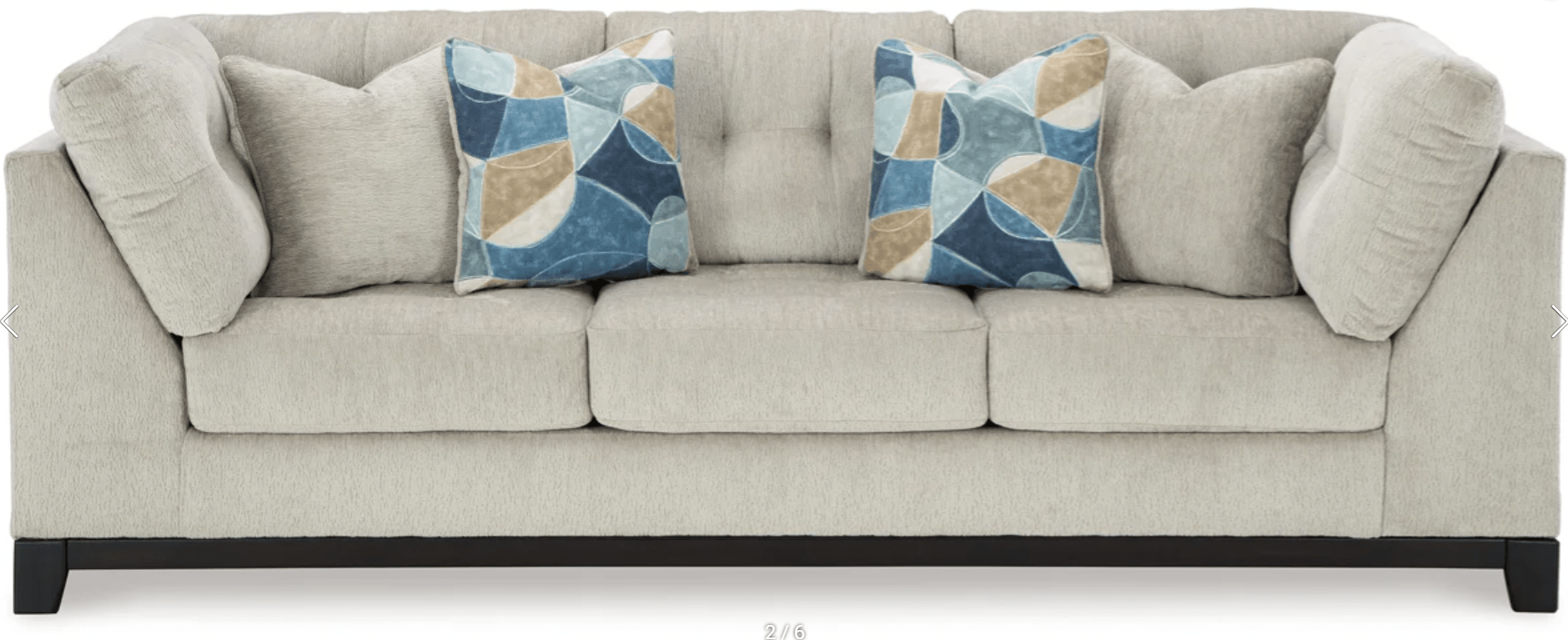AshleyAshley 33003 Maxon Place - Sofa - Navy / Beige